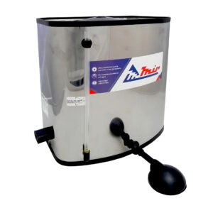 CALEFON ACERO INOXDABLE 20L RESISTENCIA BRONCE